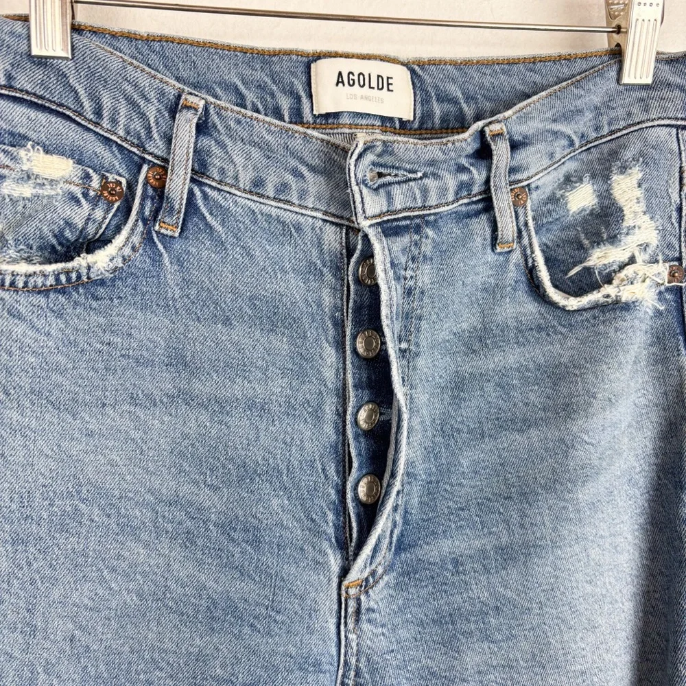 Agolde High Rise Slim Jeans Sz 26 - Picture 6 of 12